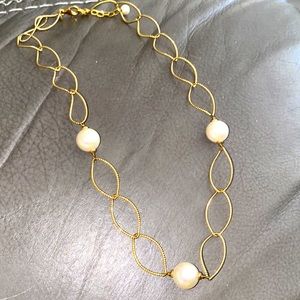 Majorica 12mm White Pearl 16” Necklace